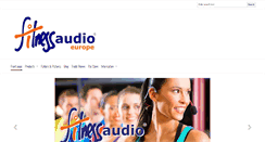 Desktop Screenshot of fitnessaudio.net
