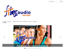 Tablet Screenshot of fitnessaudio.net
